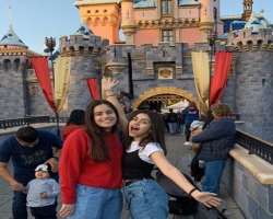 She visited sleeping beauty castle in January 2020 She visited sleeping beauty castle in January 2020.